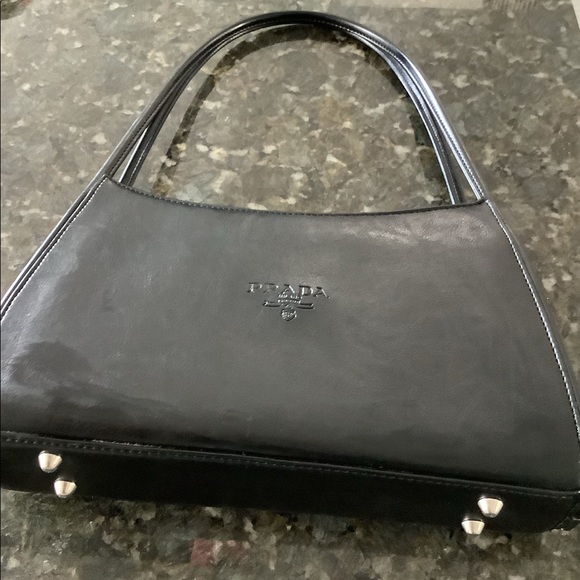 Prada Handbags - Black Jackie O style purse
